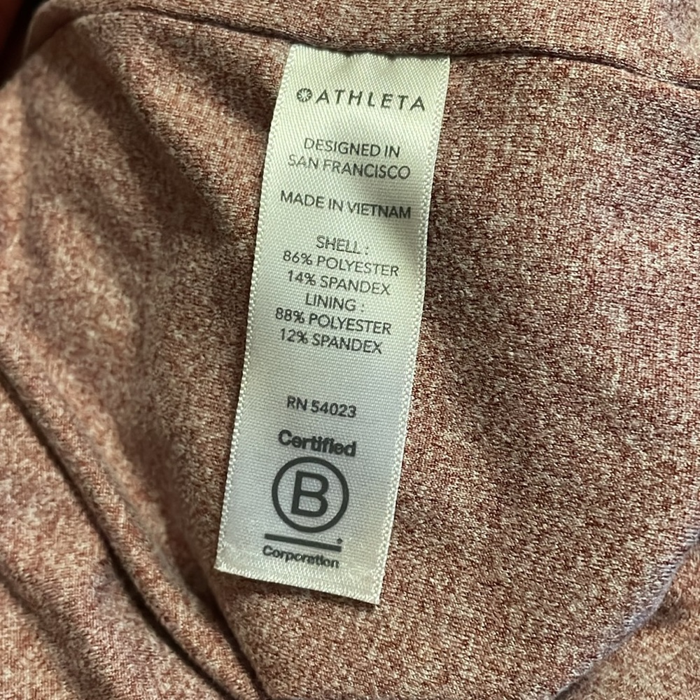 Athleta Rust Red Ruched Track Joggers - Picture 11 of 15